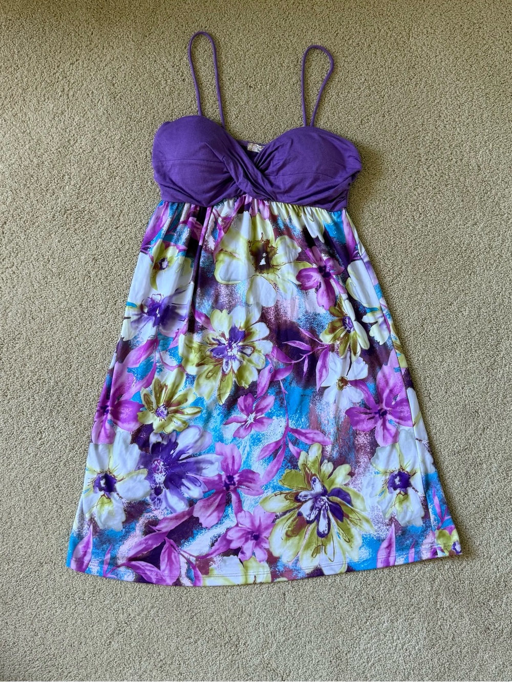 y2k floral sundress